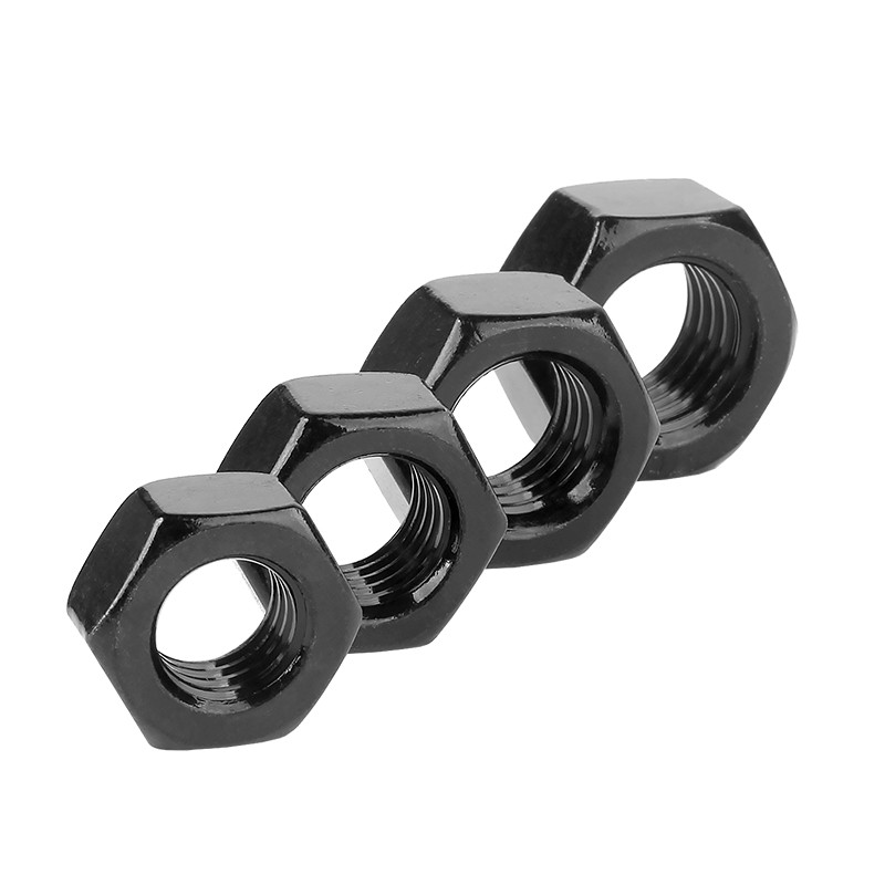 黑色不锈钢六角螺母帽锁