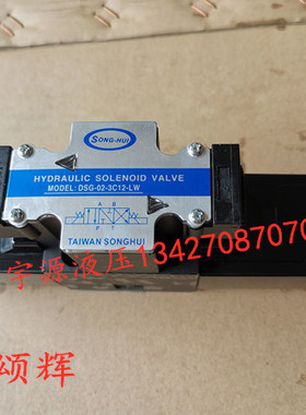 DSG-02-3C12-DL台湾SONGHUI液压电磁阀DSG-02-3C12-LW A220 D24V