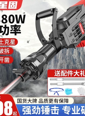 德国进口星固95单用电镐工业级大功率混凝土重型电镐电锤拆墙大电