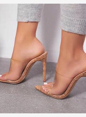 shoes ladies flat 2024 summer Casual sandals women女高跟凉鞋