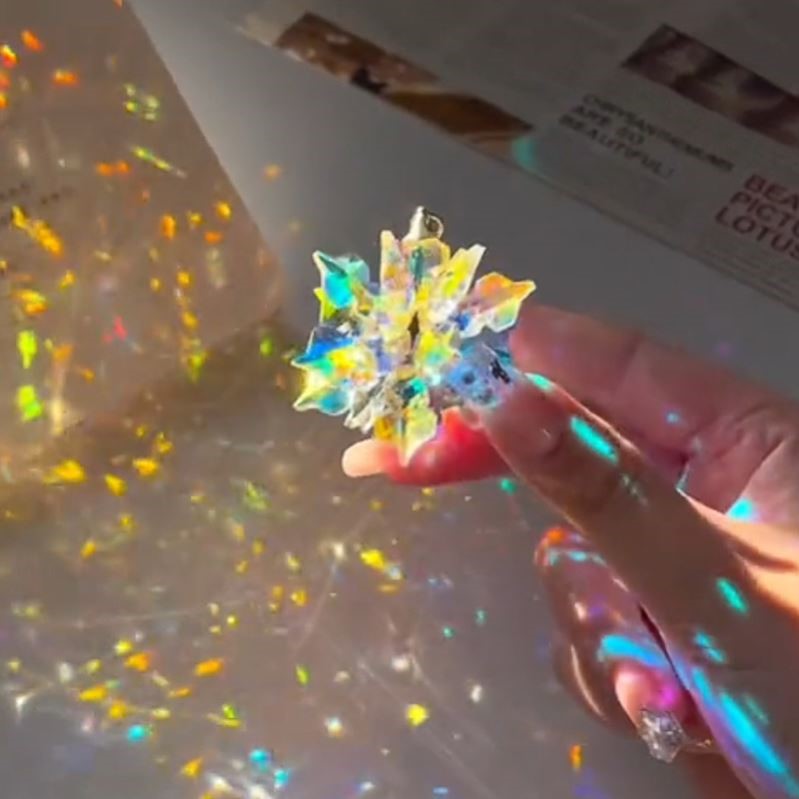 太阳捕手晶体创意流光雪