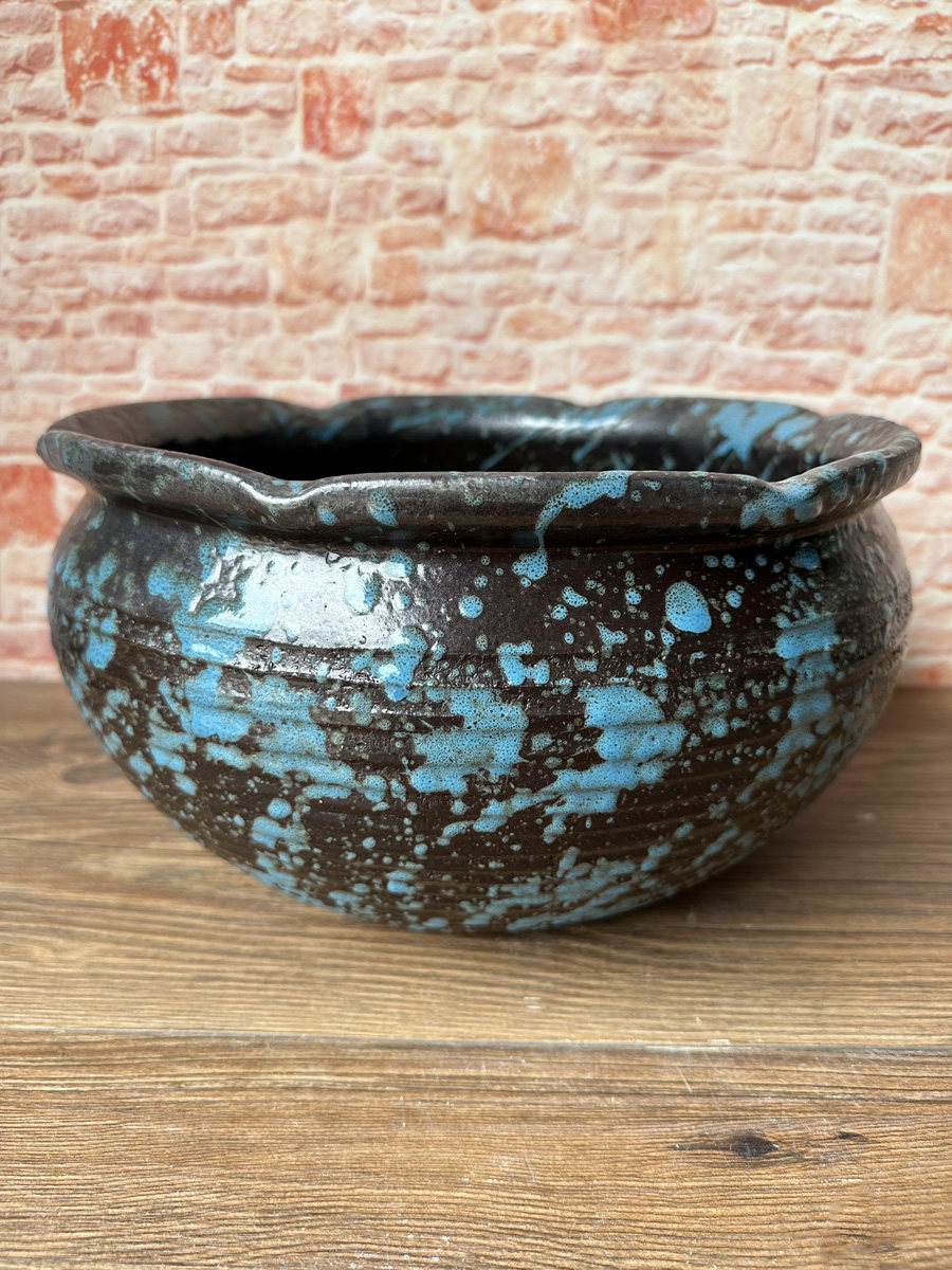 手工紫砂多肉绿植水培花卉无孔桌面碗莲水养铜钱草复古典粗陶罐子