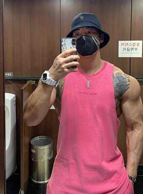 Fitness vest men's sports loose sleeveless T-shirt运动背心男