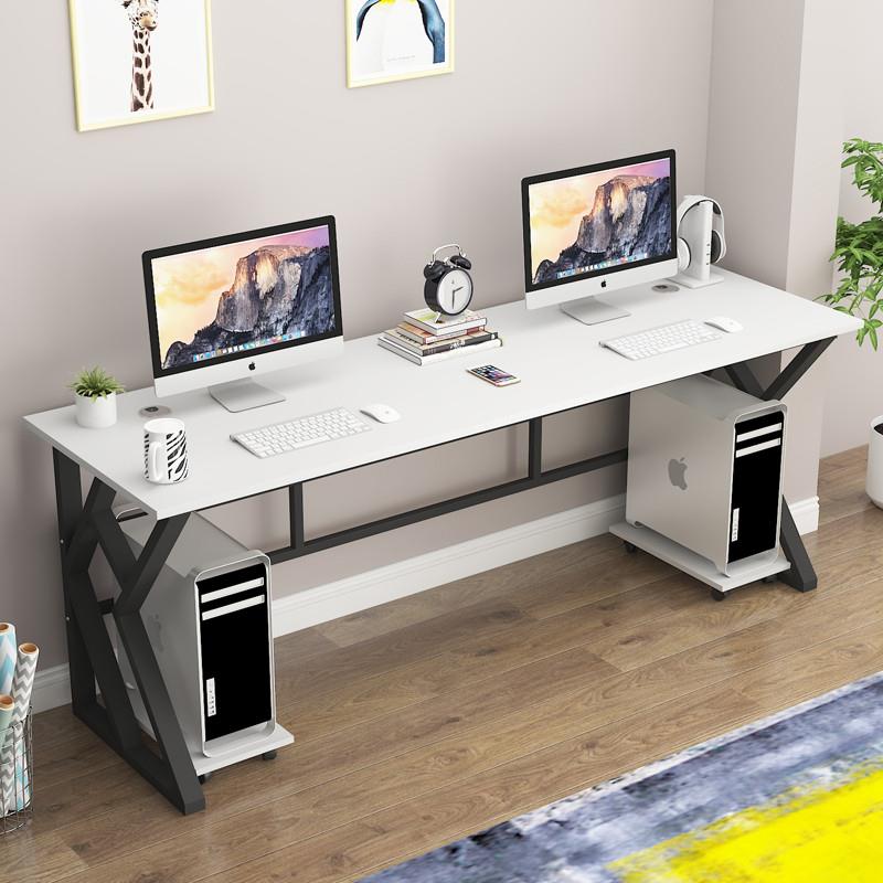 简约学生电脑桌双人子习