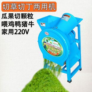 切草机碎草机切丁机家用小型瓜果蔬菜粉碎机养殖碎菜机猪草切厂家