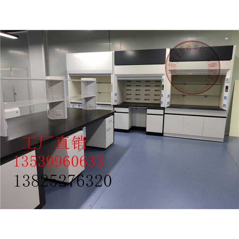 深圳全钢实验台 惠州东莞中央通风柜 边台高端实验台移动钢木实验