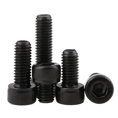 级黑细牙圆柱头内六角螺