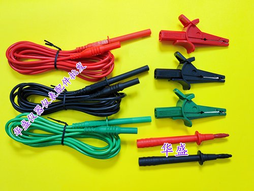 福禄克兆欧表笔鳄鱼夹测