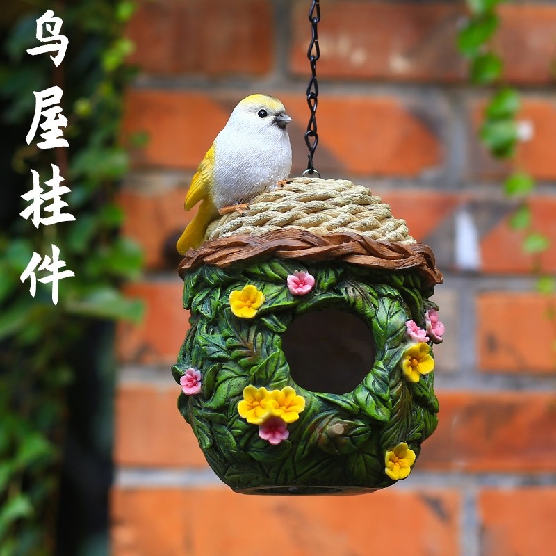 花园庭院造景布置装饰摆件户外阳台小动物仓鼠房子鸟屋小鸟窝树挂,包装,其它包装袋,淘宝优惠券,粉丝福利购,淘宝优惠卷