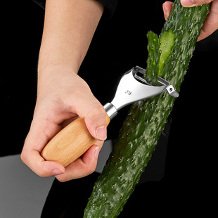 316L不锈钢手动削玉米粒剥粒神器一体水果削皮刀家用厨房锋利去皮