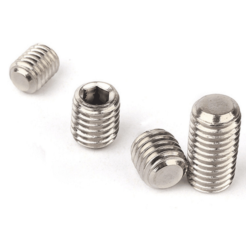不锈钢内六角平端紧定螺