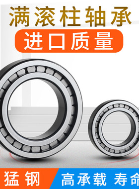 圆柱高承载满滚柱轴承单列NCF1005V 1004 106 107 108 109承重110