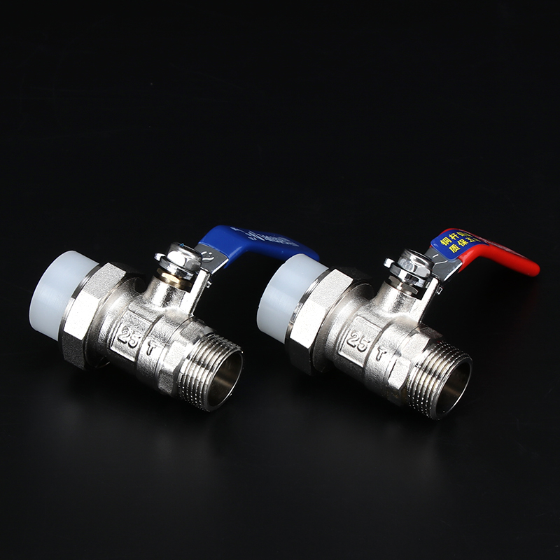 全铜PERT阀门pert球阀活接球阀外牙内牙球阀 铜活节阀 焊接热熔阀