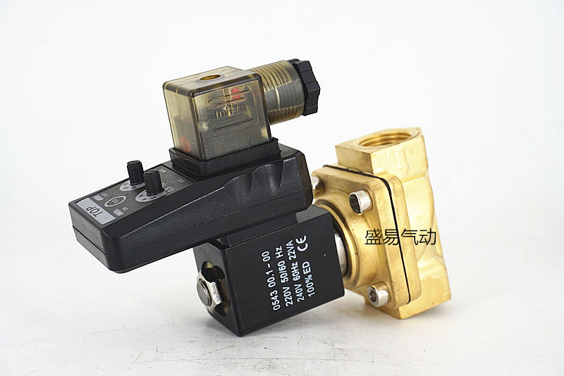 新恭型电磁阀PU220-04AT 4分电子排水阀 干燥机 空压机定时排水阀