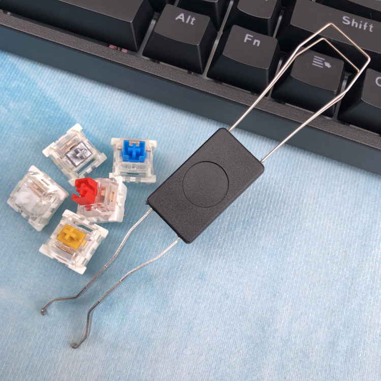 机械键盘加硬钢质拔轴器钢丝拔键客制化热插拔起轴器键盘拆轴取轴