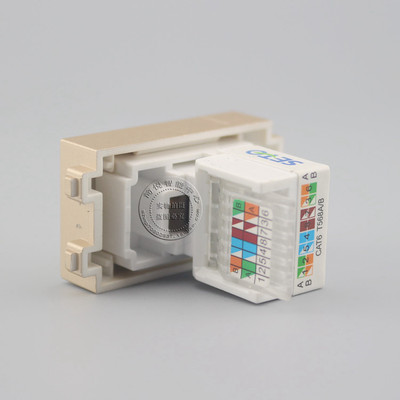 香槟金色型千兆网络模块