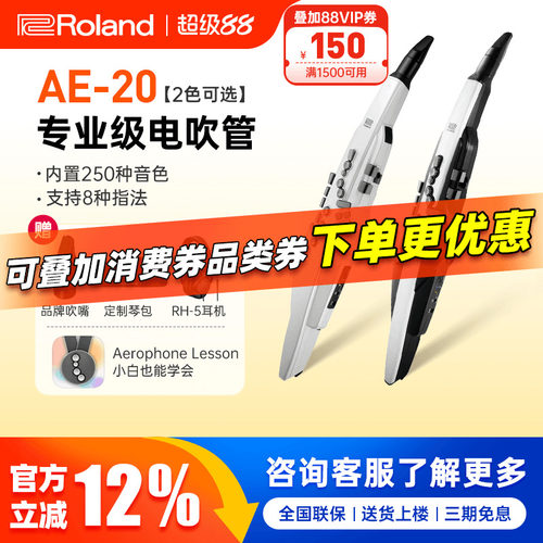 罗兰电吹管AE20/30中老年初学者