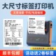 100超市医药价签 德佟印立方DP305P大尺寸多功能标签打印机便携蓝牙不干胶贴纸食品仓储物流80 高清300dpi