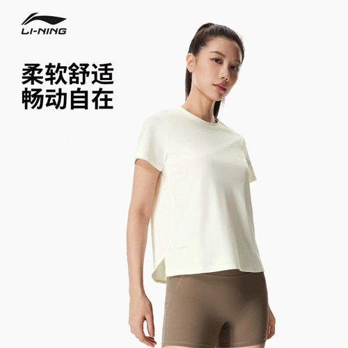 李宁短袖T恤女士2026新款