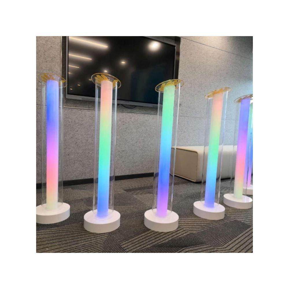 手印发光启动柱开幕庆典仪式企业摆件道具亚克力手掌能量立柱
