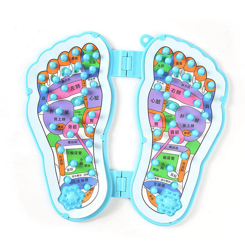 日式足底穴位按摩垫趾压板足疗走毯家用脚底超痛可折叠足部按摩器