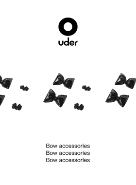 Ouder开口笑洞洞鞋专属配饰沙滩鞋凉鞋拖鞋蝴蝶结珍珠链鞋花鞋扣