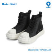 sheller贝壳头高帮帆布鞋 女厚底增高运动休闲鞋 春新款 Ouder 板鞋