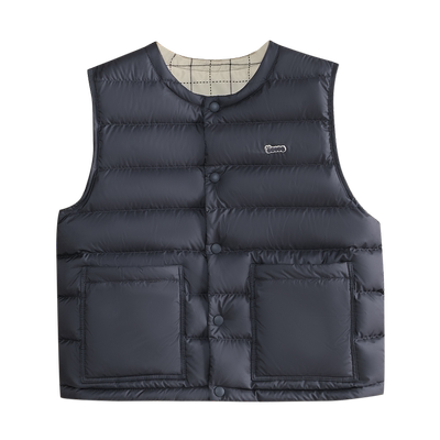 UCNOO与虫儿童羽绒马甲外穿24秋冬新款保暖羽绒服安心绒背心马夹