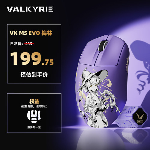 瓦尔基里VKM5EVO有线电竞鼠标