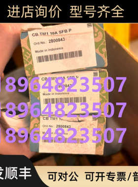 议价菲尼克斯保护开关插头热磁设备CB TM1 10A SFB P2800843