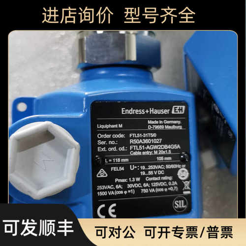 Endress + Hauser  FTL51-31T5/0 FTL51-AGW2DB4G5A