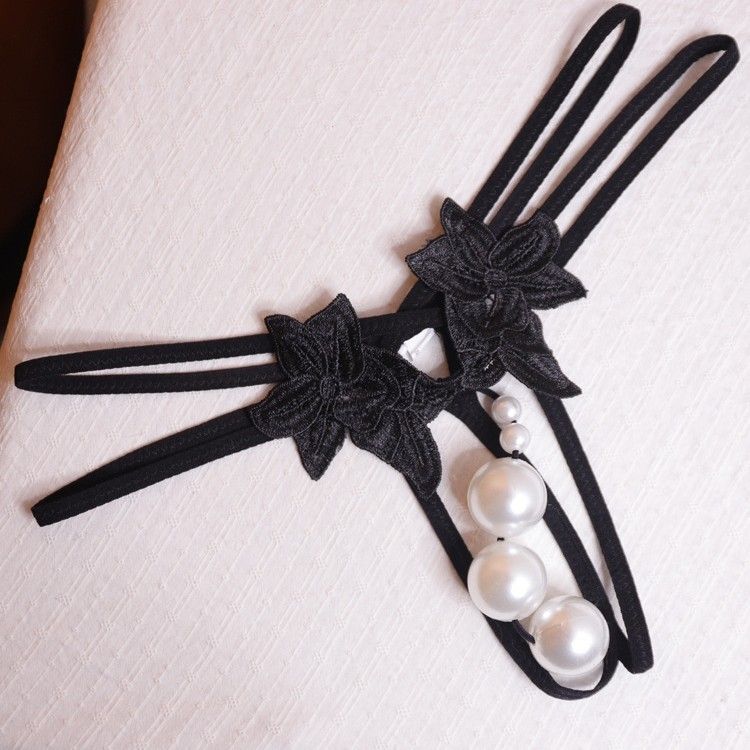 情趣内衣内裤女士超大珍珠按摩