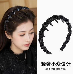 福利秒殺 路易斯繁星發(fā)箍輕奢氣質(zhì)手工串珠發(fā)箍巴黎王妃同款