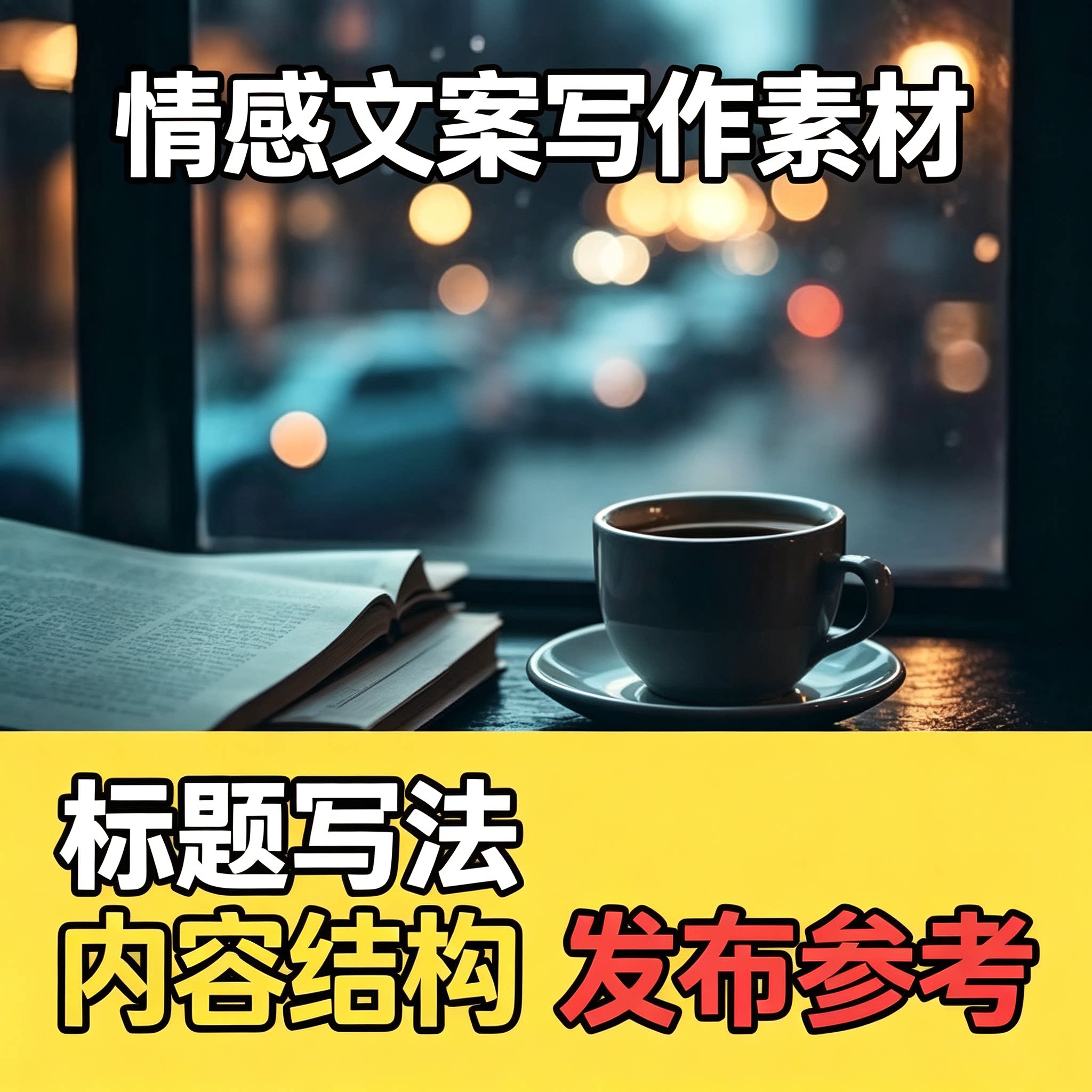实用情感文案写作素材爆款标题写法技巧内容结构发布参考运营资料