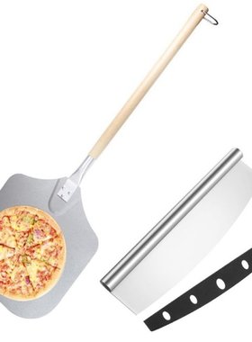 1 Piece Detachable Handle Pizza Shovel Aluminum Shovel Bakin