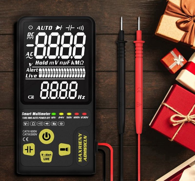 MAXRIENY ADMS9CLN 3.5 Inch Intelligent Automatic Digital Mul
