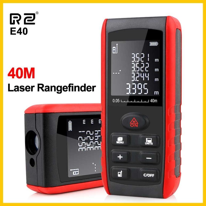 RZ Laser Rangefinder Distance Meter Digital Tape MeasureTil