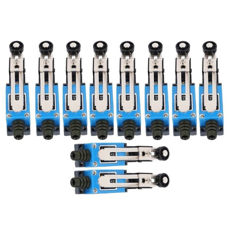 10Pcs ME-8108 Momentary Roller Arm Type Limit Switch For CNC