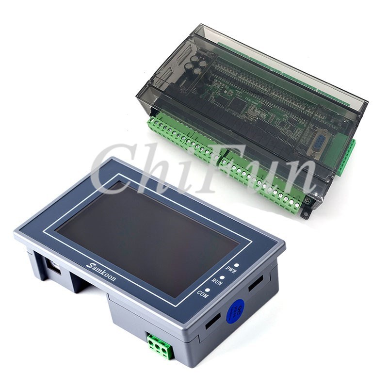 Samkoon EA-043A HMI Touch Screen 4.3 inch   FX3 series PLC i