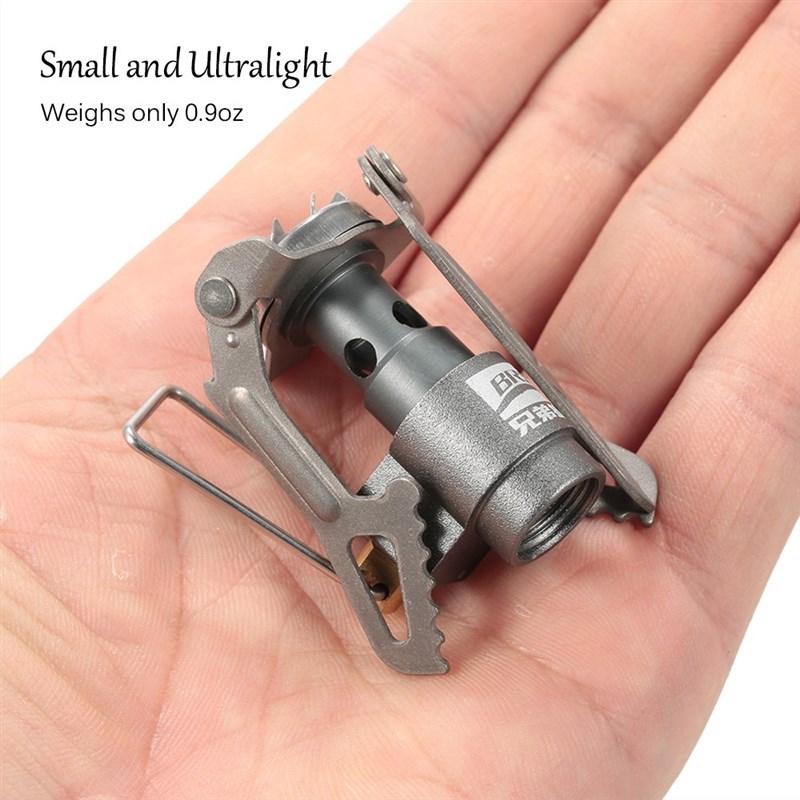 Titanium Stove Cookin Portable Camping Pocket-Gas Lightweigh