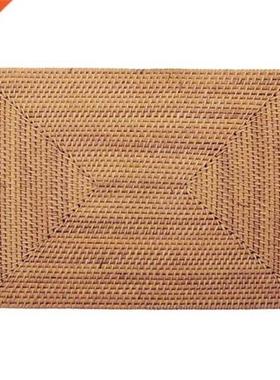 Table Mats Non Slip Rattan Placemats Dining Table Heat Resis