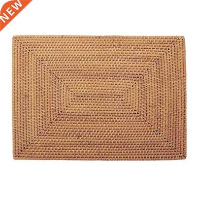 Table Mats Non Slip Rattan Placemats Dining Table Heat Resis