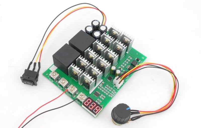 PWM DC 12v / 24v / 36v / 48v 60A 3000W motor speed controlle