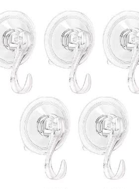 5Pcs Suction Cup Hooks Reusable Vacuum Suction Hooks