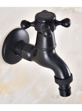 Black Brass Basin Faucet Kitchen Faucet Garden taps Wall Mou
