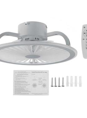 114W Dimmable Ceiling Fan Lamp With Remote Control Fan Lamp