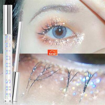 1pcs Diamond Shiny Charm Mascara Volume Waterproof Curling E