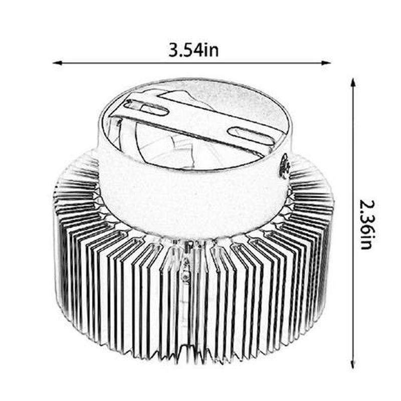 aluminium led wall light detachable screw mounting 85-265v