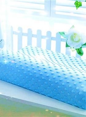 Orthopedic Latex 50*30CM Neck Pillow Fiber White Slow Reboun