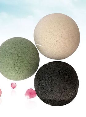 Sponge Sponges Konjac Charcoal Facial Face Wash Cleaning
